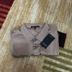 Robert Barakett Taupe Polo Shirt